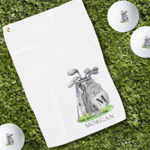 Persoonlijk golfer monogram