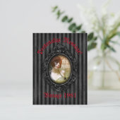 Persoonlijk gotisch lijstje met spin briefkaart (Staand voorkant)