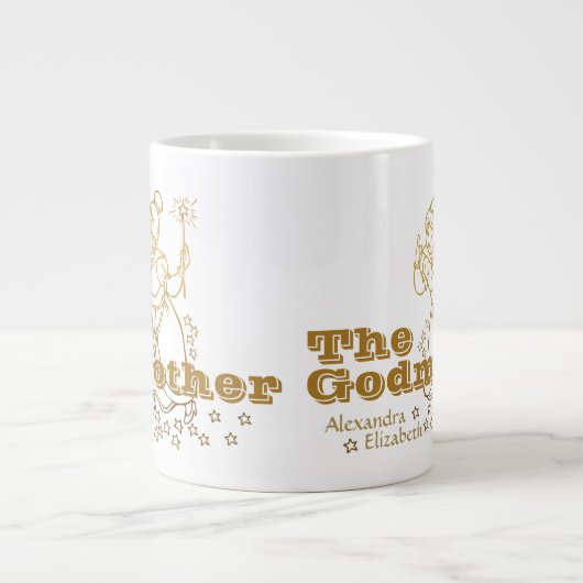 Persoonlijk goud De Godmoeder Grote Koffiekop (Voorkant)