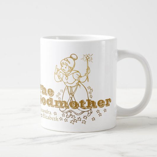 Persoonlijk goud De Godmoeder Grote Koffiekop (Rechts)