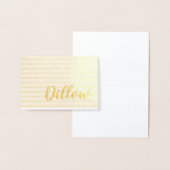 Persoonlijk goud folie ontwerp folie kaarten (Display)