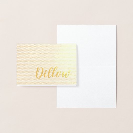 Persoonlijk goud folie ontwerp folie kaarten (Display)