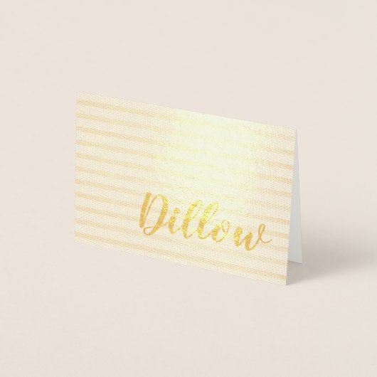 Persoonlijk goud folie ontwerp kaarten (Voorkant)