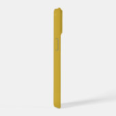 Persoonlijk gouden monogrammetaal iPhone 15 case (Rechterkant)