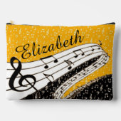 Persoonlijk gouden muziek thema etui (Voorkant)