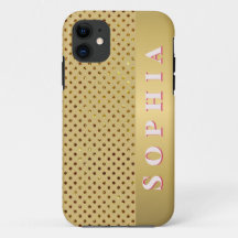 Persoonlijk gouden ontwerp voor speciale gelegenhe