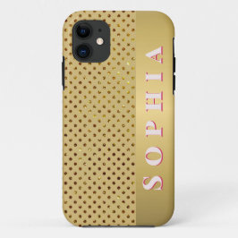 Persoonlijk gouden ontwerp voor speciale gelegenhe Case-Mate iPhone case