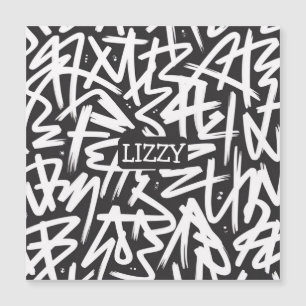 Persoonlijk Graffiti Naam Patroon — Aangepast Sted