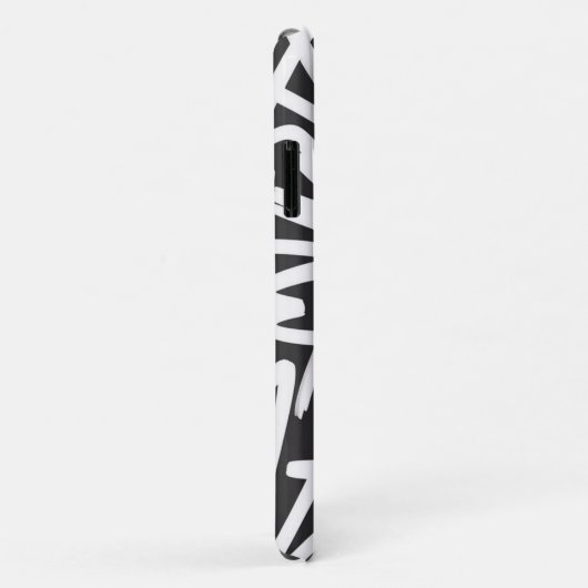 Persoonlijk Graffiti Naam Patroon — Aangepast Sted Case-Mate iPhone Case (Achterkant/rechts)