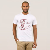 Persoonlijk grap cadeau voor golfers t-shirt (Voorkant volledig)