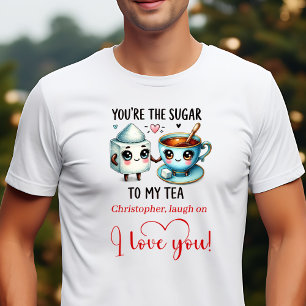 Persoonlijk Grappig Eten Valentijnsdag Liefdescita T-shirt