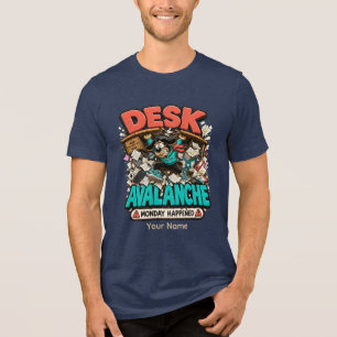 Persoonlijk Grappig Kantoor T-Shirt Lawine Op Bure