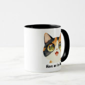 Persoonlijk Grappig Kat Ijsdag Cadeau Mok (Voorkant rechts)