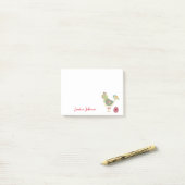 Persoonlijk grappig kip met ei abstract notitieblo post-it® notes (Op bureau)