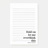 Persoonlijk grappig, laat me dit overdenken post-it® notes (Voorkant)