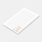 Persoonlijk grappig, laat me dit overdenken post-it® notes (Schuin)