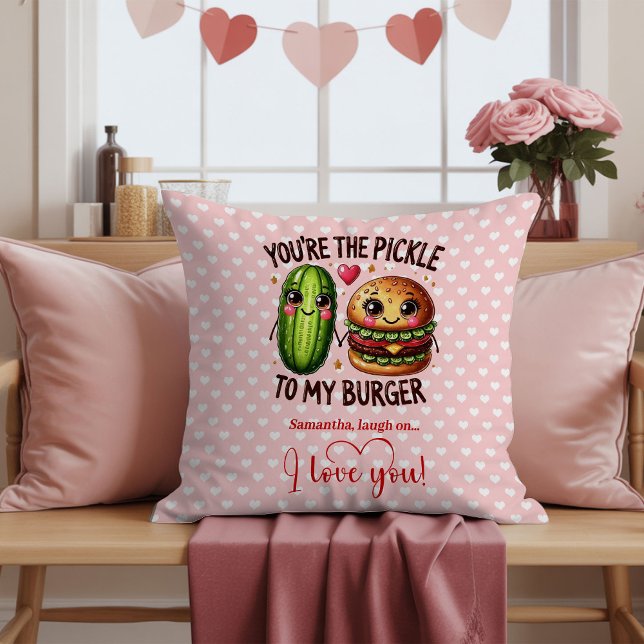 Persoonlijk Grappig Liefdescadeau Kussen Cartoon V (Personalized Funny Love Pillow Cartoon Food)
