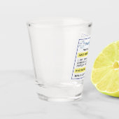 Persoonlijk grappig recept shotglas shot glas (Links)