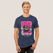 Persoonlijk grappig sarcastisch T-shirt met 'IDK' (Voorkant volledig)