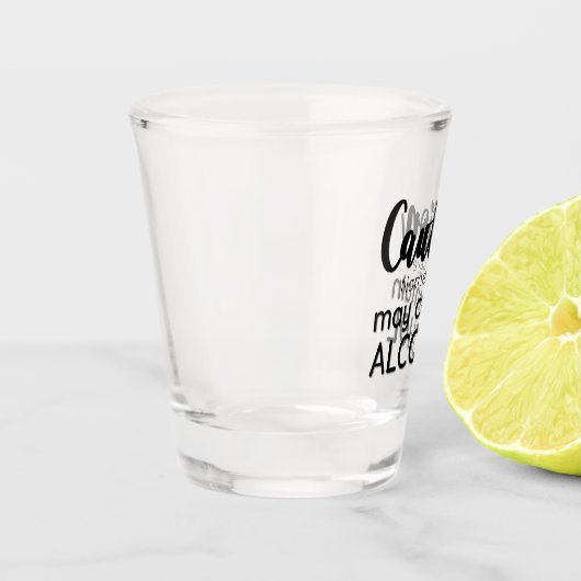 Persoonlijk grappig shotglas shot glas (Links)