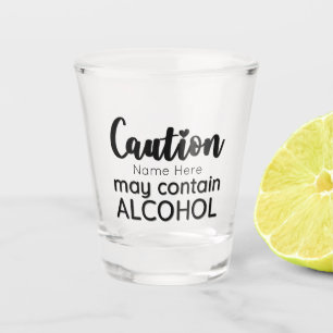 Persoonlijk grappig shotglas shot glas