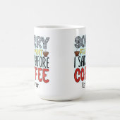 Persoonlijk grappig sorry wat ik zei over koffie-M Koffiemok (Center)
