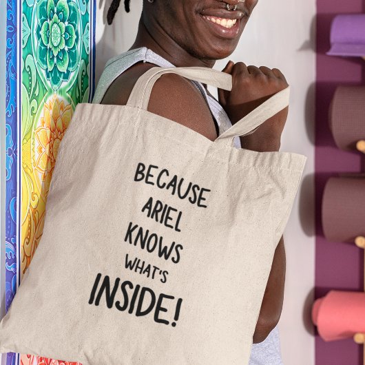 Persoonlijk Grappig Uniek Statement Cadeau Tote Bag
