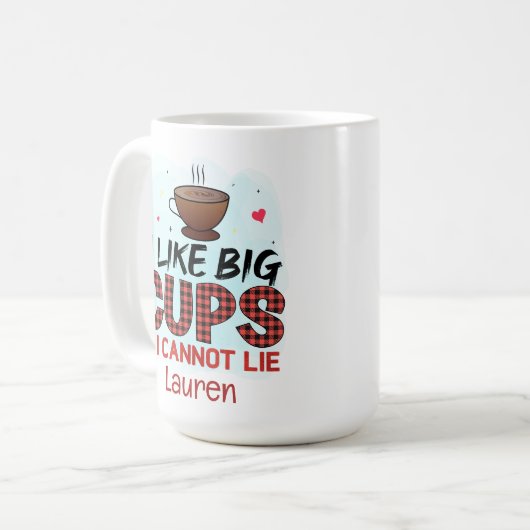 Persoonlijk grappig vind ik Big Cups Coffee-Mok le Koffiemok (Voorkant links)