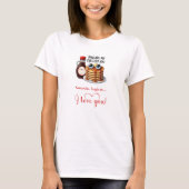 Persoonlijk Grappig Voedsel Romantisch Valentijn T T-shirt (Voorkant)