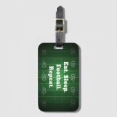 Persoonlijk grappig voetbalthema bagagelabel (Voorkant (verticaal))