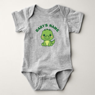 Persoonlijk Grappige Alligator Baby Bodysuit