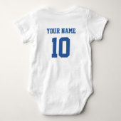 Persoonlijk Griekenland Baby Bodysuit (Achterkant)