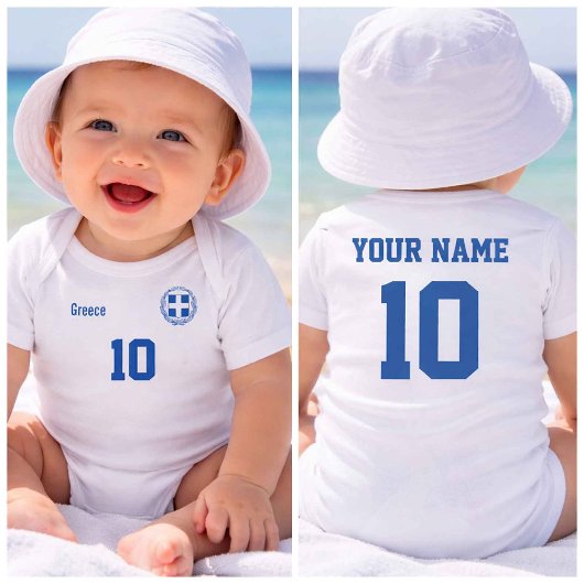 Persoonlijk Griekenland Baby Bodysuit