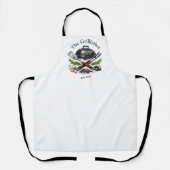 Persoonlijk Grillvader Monogram Schort (Voorkant)