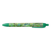Persoonlijk groen bladloof zwarte inkt pen (Bodem)