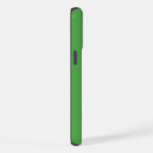 Persoonlijk groen monogram iPhone hoesje (Rechterkant)