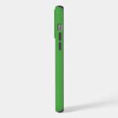 Persoonlijk groen monogram iPhone hoesje (Linkerkant)