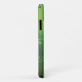 Persoonlijk Groen Verlopend Bladpatroon Case-Mate iPhone Case (Achterkant/rechts)