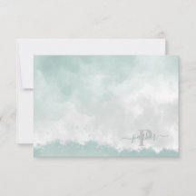 Persoonlijk Groene Waterverf Initiaal Naam Monogra