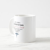 Persoonlijk Groot Geriater Quote Koffiemok (Voorkant links)
