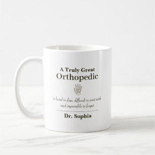Persoonlijk Groot Orthopedisch Waarderingsgeschenk Koffiemok