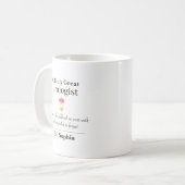 Persoonlijk Groot Uroloog Waarderingsgeschenk Koffiemok (Voorkant links)