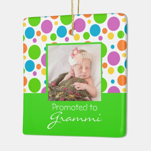 Persoonlijk Grootma Eerste Kerstmis Ornament (Links)
