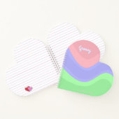 Persoonlijk groovy pastel notitieboek (Binnen)