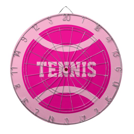Persoonlijk grote roze tennisbal dartbord spel (Voorkant)