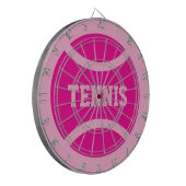 Persoonlijk grote roze tennisbal dartbord spel (Voorkant Links)