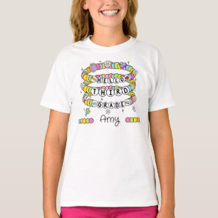 Persoonlijk Hallo Derde Klas T-Shirt