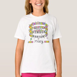 Persoonlijk Hallo Kleuterschool T-Shirt