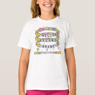 Persoonlijk Hallo Tweede Klas T-Shirt