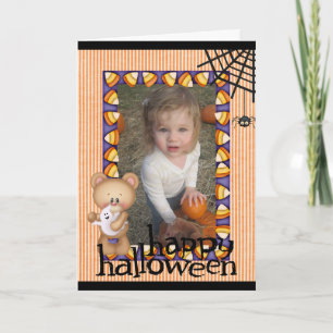 Persoonlijk Halloween Beer Fotokaart toevoegen Kaart